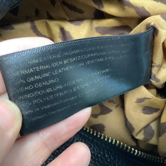 Aimee Kestenberg Leather Black Corfu Pleated Hobo Bag, NWOT - Picture 15 of 15